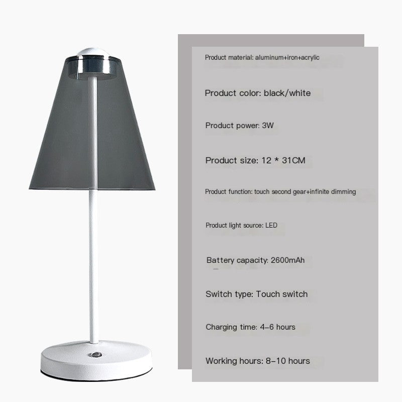 Minimalist LED Rechargeable Night Light for Decor