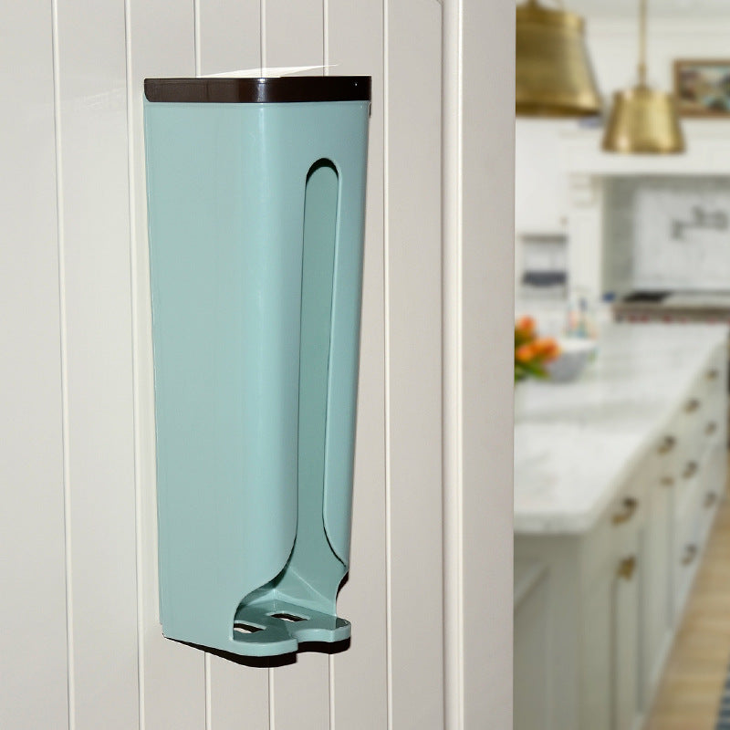 Wall-Mounted Plastic Bag Storage Organizer Box